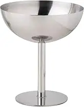Stainless Steel Wine Tumbler - Metal Ice Cream Bowl, Highball Cup for | Ice Cream Cup and Red Wine Glass for Travel and Beach, Portable Metal Glass for Outdoor Activities