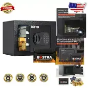 Durable Home Security Safe - Fireproof & Waterproof with Dual Access Methods