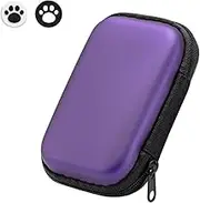Generic Portable Storage Bag Shockproof with 2 Joystick Caps Protection Bag Anti-Scratch Retro Handheld Game Console Carrying Bag Waterproof for Miyoo Mini Plus/ANBERNIC RG35XX/R36S/R35S