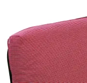 Full Red Stripe Canvas Futon Cover, Mattress Slipcover, Bed Encasement Protector