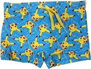 [Fashion UK] Kids Pokemon Costume - Boy Swimsuit - Swimwear - Pool Costume - Pokeball Pokemon Pikachu - Kids Swimming Boxer Shorts, Sky Blue