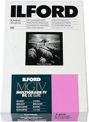 Ilford Ilford Multigrade IV RC Deluxe 1M Glossy 3.5 x 5.5 inch - 100 Sheets Sharp Multigrade IV RC Deluxe 1M Glossy 3.5 x 5.5 inch - 100 Sheets, Plain (1769744)