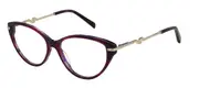 Karen Millen KM1097 713 Women’s Glasses Purple Size 54 - Private Health Rebate - Blue Light Block Available