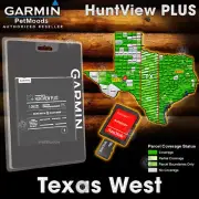 Garmin HuntView PLUS Map TEXAS WEST - MicroSD Birdseye Satellite Imagery 24K