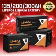 Mobi 12V 20AH 135AH 175AH 200AH 300AH Lithium Iron Battery LiFePO4 Deep Cycle