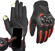 [Generic] Motorcycle Gloves, Touch Screen Cycling Gloves | Touch Screen Motorbike PowerSports Racing Gloves | Breathable Motocross Bike Cycling Clothing for Climbing Survival Training