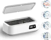 [TFMODBFA] Digital Ultrasonic Jewelry Cleaner,49KHz-700ml Stainless Steel Jewelry Cleaning Machine,4 Cleaning Modes Ultrasonic Cleaner Suitable For Glasses,Jewelry,Braces,Rings,Watch,Earrings