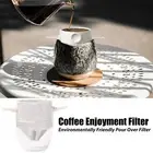 Reusable Coffee Filter Cone Portable Stainless Steel Filters for Home Office