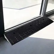 Rubber Threshold Ramp for Home Entrance,Load Capacity 11000lbs Heavy Duty Curb Ramp for Wheelchair Scooters Troey Motorcycle Car,Height:10cm