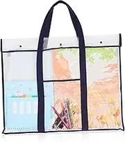 Large Poster Storage Bag Art Portfolio Case with Pockets for Stationery Drawing Equipment and Art Supplies