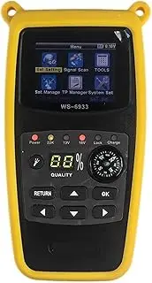 Satellite Receiver WS-6933 DVB-S2 Band Digital Satellite Finder 2.1 Inch LCD Display DVB S2 Sat Meter for Remote Reception Systems Antennas