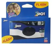 1SHOT Fun Shooter Flash ISO 400 35mm 27 Exposure Single Use Film Camera