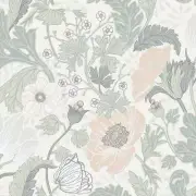 A-Street Prints Paper Strippable Roll Light Grey Floral (Covers 56.4 sq. ft.)