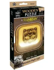 [Puzzle Master] Wooden Night Light Wombat Puzzle