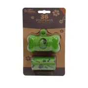 Earth Friendly Poop Bags With Dispenser - 36 Bags Ocean Breeze Scent