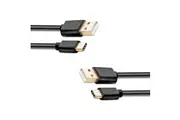 2PK Sansai 1.2m USB Type C to USB Charge Sync Cable for Apple MacBook Chromebook
