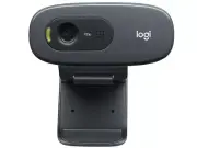 Logitech C270 Webcam, Widescreen HD 720p Video Calls Black Built-in Noise-Reduce