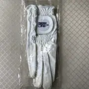 MasterGrip Golf Glove Men's L White Leather Right Hand