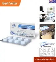 8 Cleaning Tablets Compatible with Breville Saeco Delonghi Jura Espresso Coff...