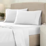 Luxe Bedding 1200TC Egyptian Cotton Sheet Set White