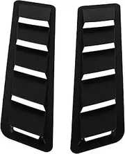 Alipis 2Pcs Vehicle Engine Hood Vent Covers Auto Side Vent Accessories for Enhanced Heat Dissipation Easy Installation Compatible with Car Models Durable Material