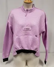 Brand New Women's adidas Half-Zip Terrex Fleece Sweatshirt-M