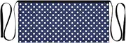 [Joitme] White Polka Dots Blue Aprons for Men with Pockets, Short Apron with Pockets, Serving Aprons for Waitresses, White Polka Dots Blue -3