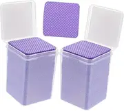 Baluue 400 Pcs Nail Cleansing Pads Makeup Remover Makeup Wipes Remover Travlfi Glue Nail Polish Remover Pads Nail Polish Removal Pads Nail Wipes Nail Cleaning Wipes Meltblown Purple