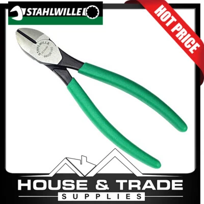 Stahlwille Pliers 160mm Side Cutter Dip Coated Handles 66006160