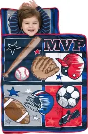 Baby Boom Kids Nap Mat Set – Includes Pillow and Fleece Blanket