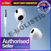 3.5mm Stereo Wired Earphones Headphones Headset Bass With Mic for iPhone AUX