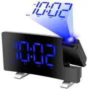 Digital Clock LED Display Desk Table Alarm Time Clock Home Modern Decor FM Radio