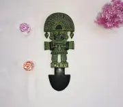 Tumi Deity Design Wall Decor Brass Mythology Theme Ceremonial Wall Hanging CA937