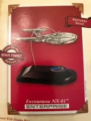 Star Trek Enterprise Hallmark Keepsake NX-01 Diecast Ornament w/Display Base