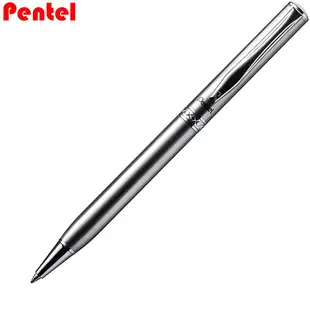 【Pen筆】日本製 Pentel百點 B810不鏽鋼原子筆 0.8