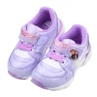 在飛比找PChome24h購物優惠-《布布童鞋》Moonstar日本冰雪奇緣夜光流星紫色機能運動