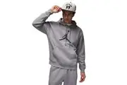Jordan Mens Essentials Fleece Pullover Hoodie - Grey