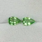 0.90 Cts Perfect Crystal Natural Tsavorite Garnet - Pear Pair..!!!!