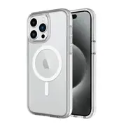 iPhone 15 Pro Drop Protection Case Cover - Shockproof, Strong Build, MagSafe Compatible With Screen & Camera Protection- Transparent