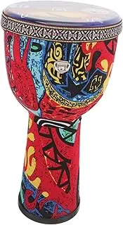 GOOHOCHY Compact Size African Drum Hand Drum for Adults Learning Percussion Instrument African Djembe