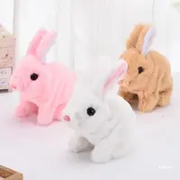 在飛比找蝦皮購物優惠-Electric Rabbit Toy Plush Bunn