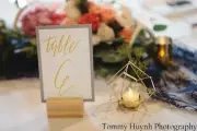10- 3"x1.5" W x1/8" Slit Wedding Table Number Holders Table Markers Sign Holder