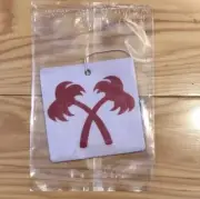 Palm Trees IN-N-OUT BURGER "Coconut" Scent Rearview Mirror Air Freshener Logo