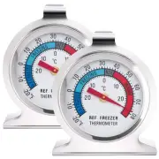 Anvin Refrigerator Thermometers Large Dial Freezer Thermometer with Dual-Scal...