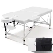 Alfordson Massage Table 2 Fold 75cm White