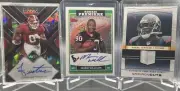 Houston Texans (3) Card Lot: M. Williams, J. Metchie Rookie Auto/A. Johnson #MEM