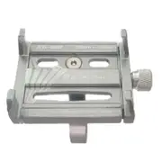 Aluminum Alloy Phone Holder Frame Fixed Navigation Support For Mountain Bicycle Electric Motorcycle TITANIUM COLOR