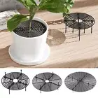 Plant Pot Grid Flower Pot Soil Guard Cover Reusable Plant Pot Grid Cover