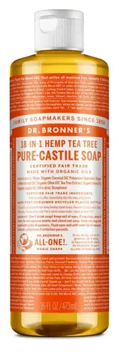 Dr. Bronner's Pure Castile Liquid Hand Soap 16 oz Tea Tree