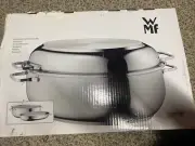 WMF Induction Roasting Dish with Lid, Cromargan Stainless Turkey Roaster